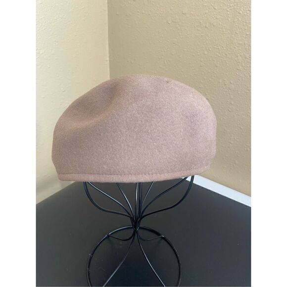 Country Gentleman London Driving Cap Tan 100% Wool Winter Newsboy Hat Size M - Picture 4 of 8
